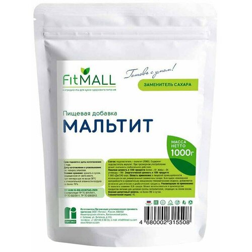 Мальтит Fitmall 1кг 1шт