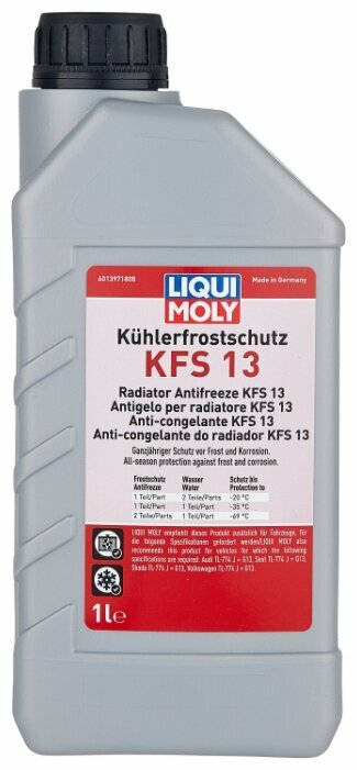 Антифриз Liqui Moly Kuhlerfrostschutz KFS 13 G13 красный 5л (21140) - фото №9