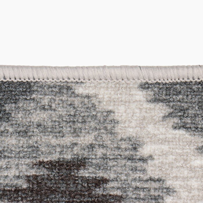 Палас Сияние 90/48 60х100 цвет серый, ПА100%, войлок - фотография № 4