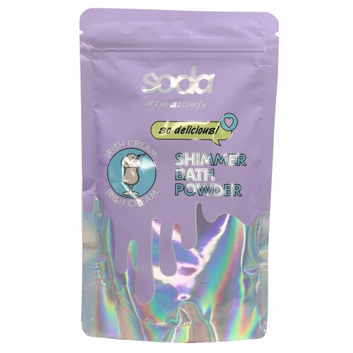SODA Пудра-шиммер для ванны takeitcomfy IRISH CREAM 150 г 389₽