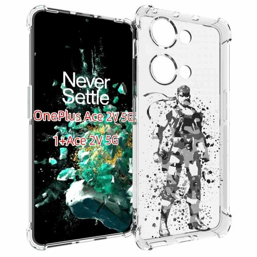 Чехол MyPads Metal Gear Solid Snakes для OnePlus Ace 2V задняя-панель-накладка-бампер