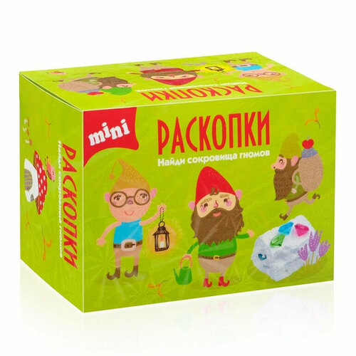 Настольная игра Раскопки Сокровища гномов, мини-набор