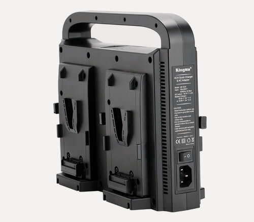 Изображение товара Зарядное устройство Kingma BP-4CH для 4 аккумуляторов V-Mount