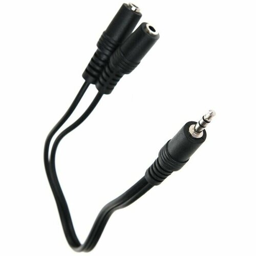 Кабель-адаптер VCOM mini jack 3.5 mm (m) - 2 x mini jack 3.5 mm (f) 0.2м кабель переходник адаптер vcom cu322m
