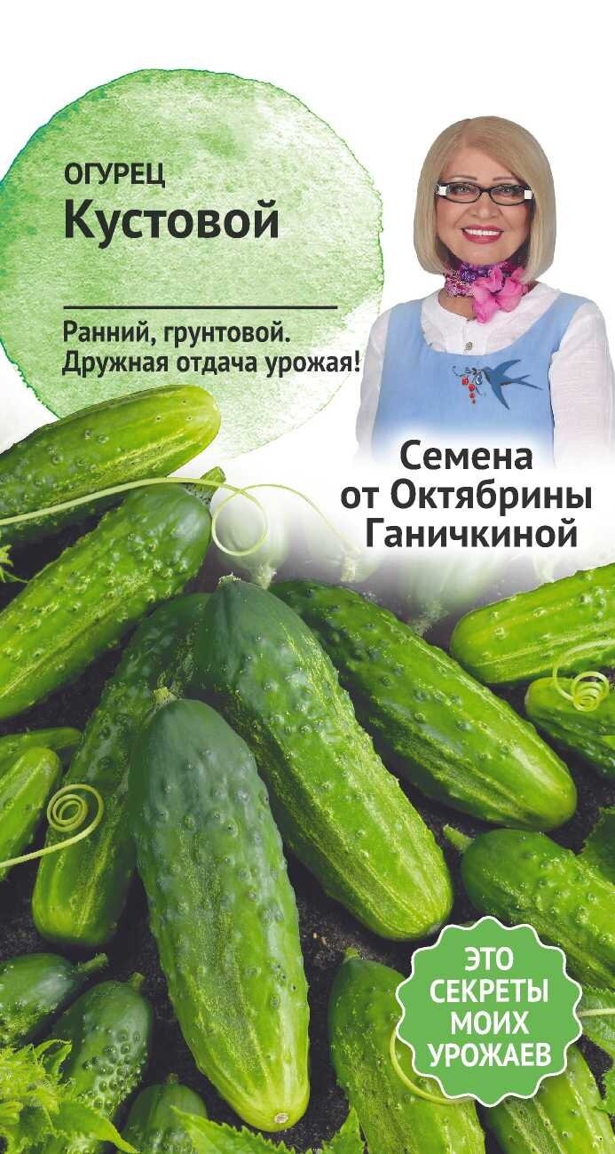 Семена овощей Семена от Октябрины Ганичкиной огурец Кустовой