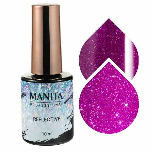 фото Manita professional гель-лак для ногтей светоотражающий / reflective №18, 10 мл