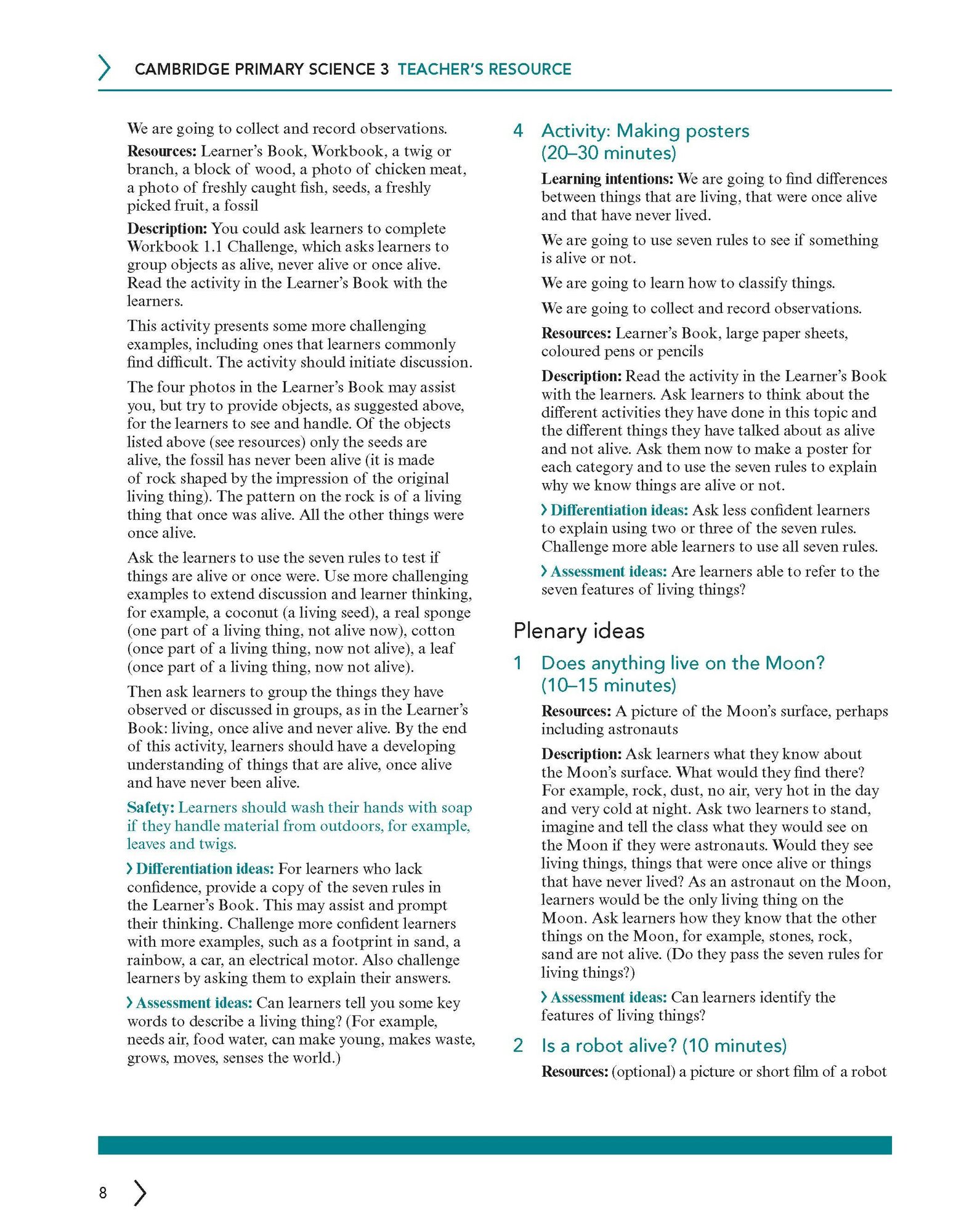 Cambridge Primary Science. 2nd Edition. Stage 3. Teacher's Resource with Digital Access / Пособие с материалами для учителя, с доступом к цифровым ресурсам / Книга на Английском - фото №4