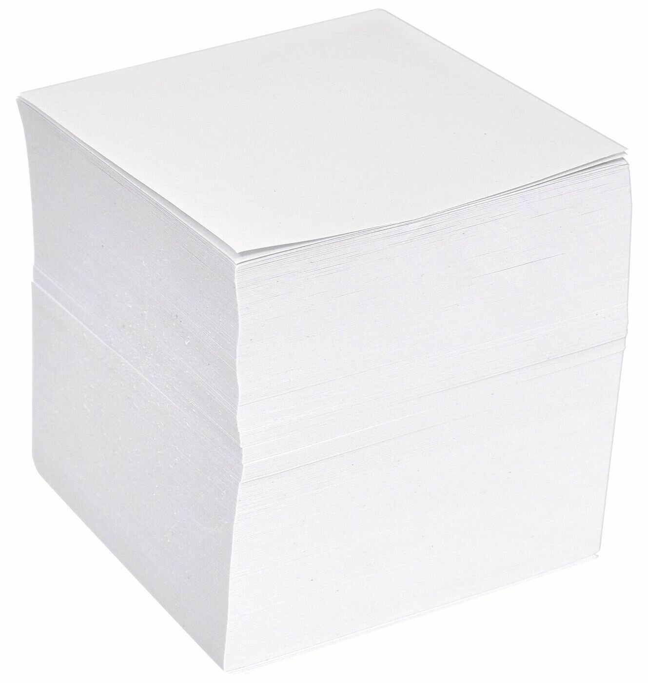 Блок для записей Informat 9х9х9 см Куб проклееннный белый 1 цв. 80 г/м2 белизна 94%-100%