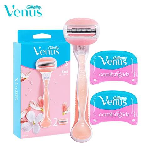 Бритва Женская Gillette Venus, бритва бритвенная 3-слойная с 2 сменными лезвиями gillette simply venus