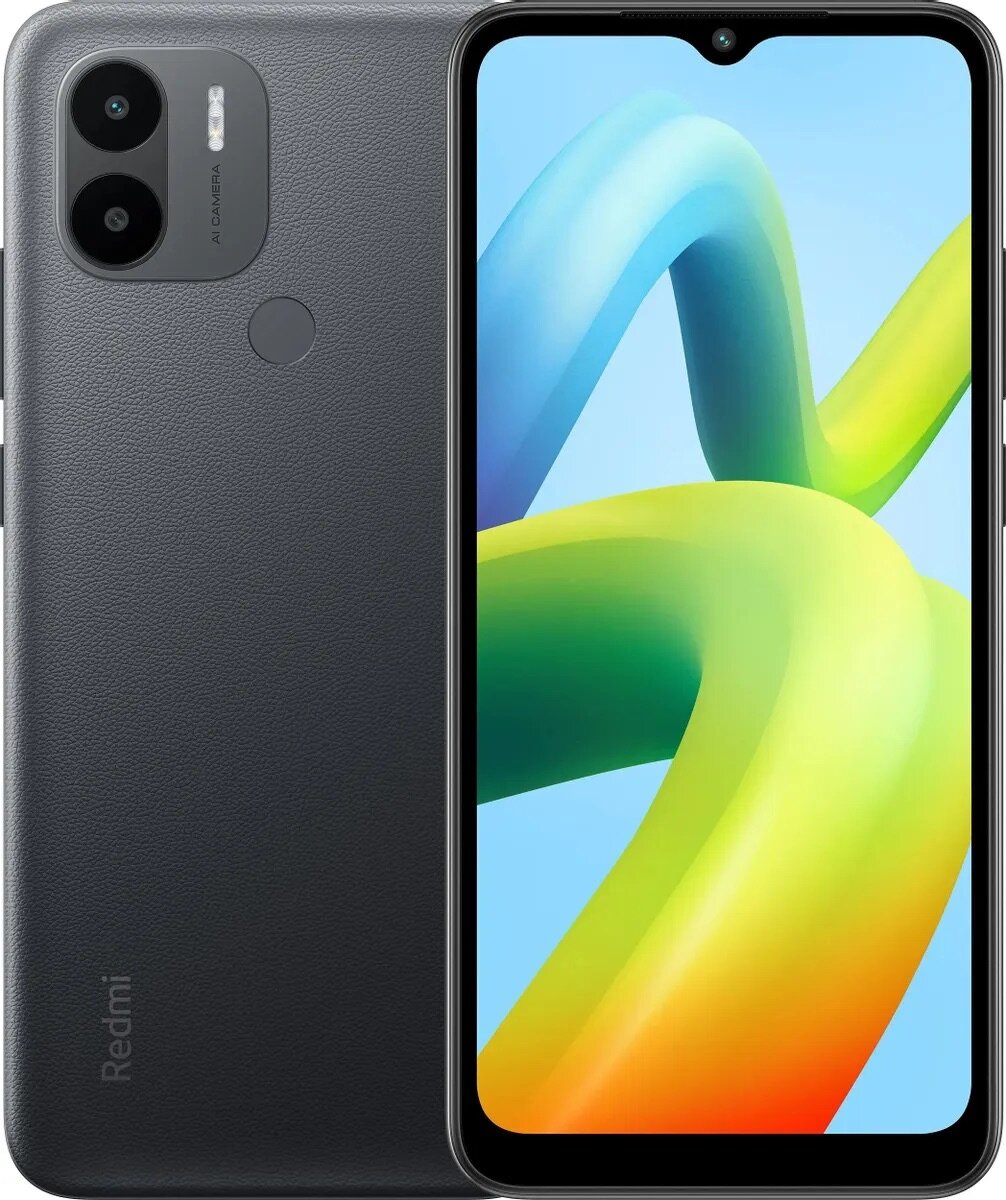 Смартфон Xiaomi Redmi A1+ 2/32 ГБ RU, Dual nano SIM, черный