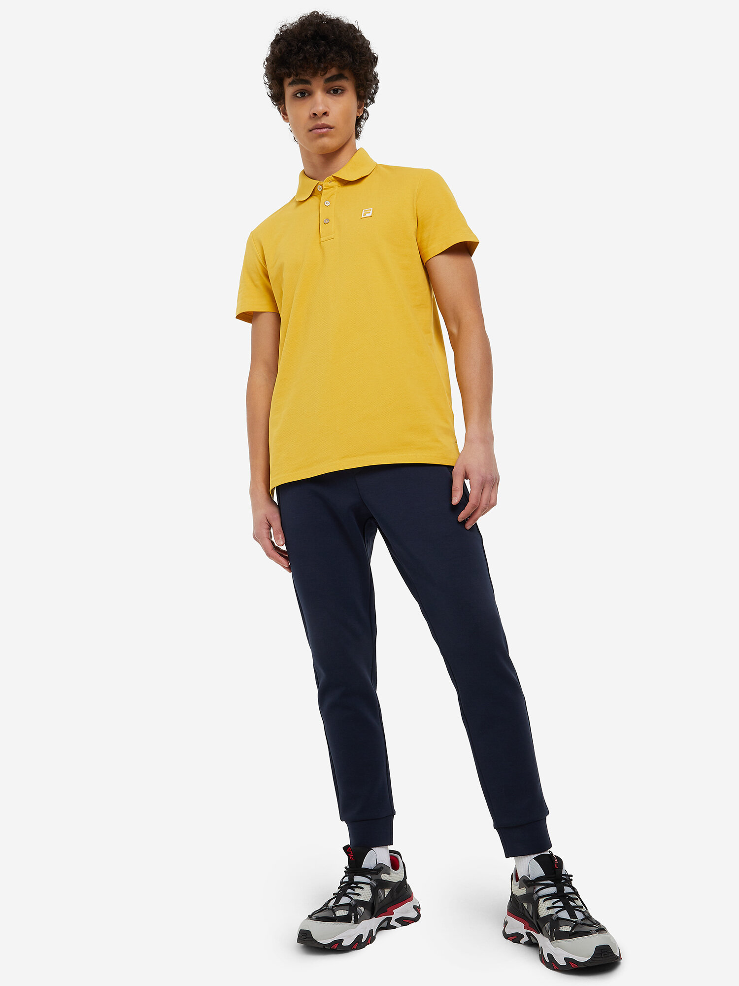 Поло Fila, размер 46, Желтый — фото 1