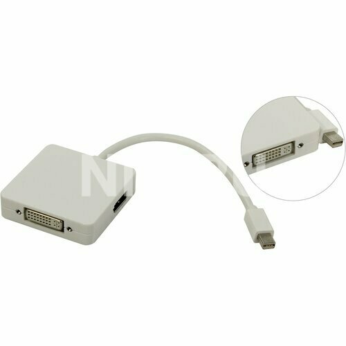 Переходник miniDisplayPort -> HDMI/DVI/DisplayPort Orient C305 переходник адаптер orient mini displayport hdmi dvi i displayport c305 белый