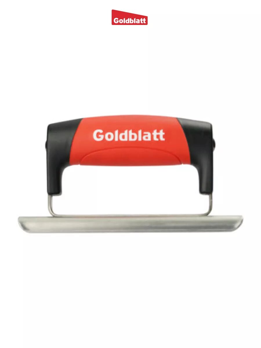 Кельма с радиусным загибом GOLDBLATT G16131, нержавеющая сталь, 150x75 мм — фото 1