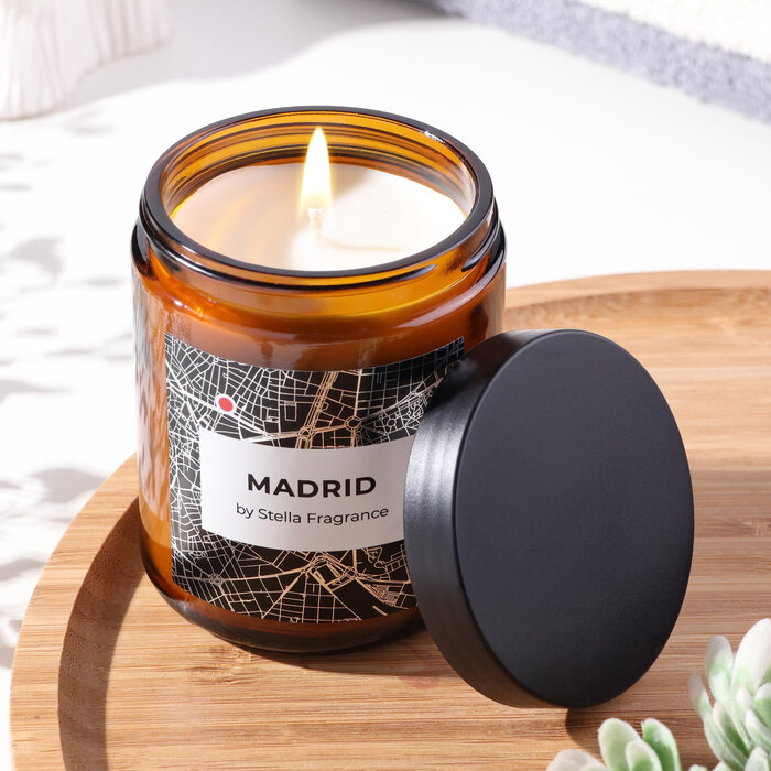 Свеча ароматическая Stella Fragrance Madrid 250 г - фото №5