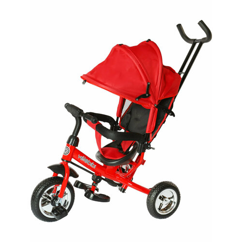 Велосипед 3-х колесный Velobibi Меркурий красный колеса EVA 10/8 ВЛ-0867
