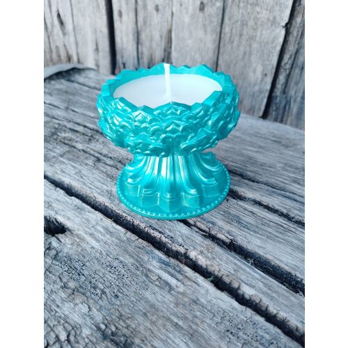 Свеча ароматическая в подсвечнике 76 аромат Лемонграсс и виноград 378₽