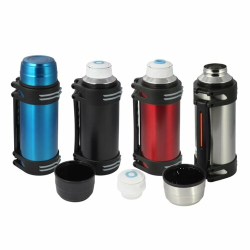 Термос SPORTS 16 л узкое горло ручка кнопка-дозатор чашка 2122₽