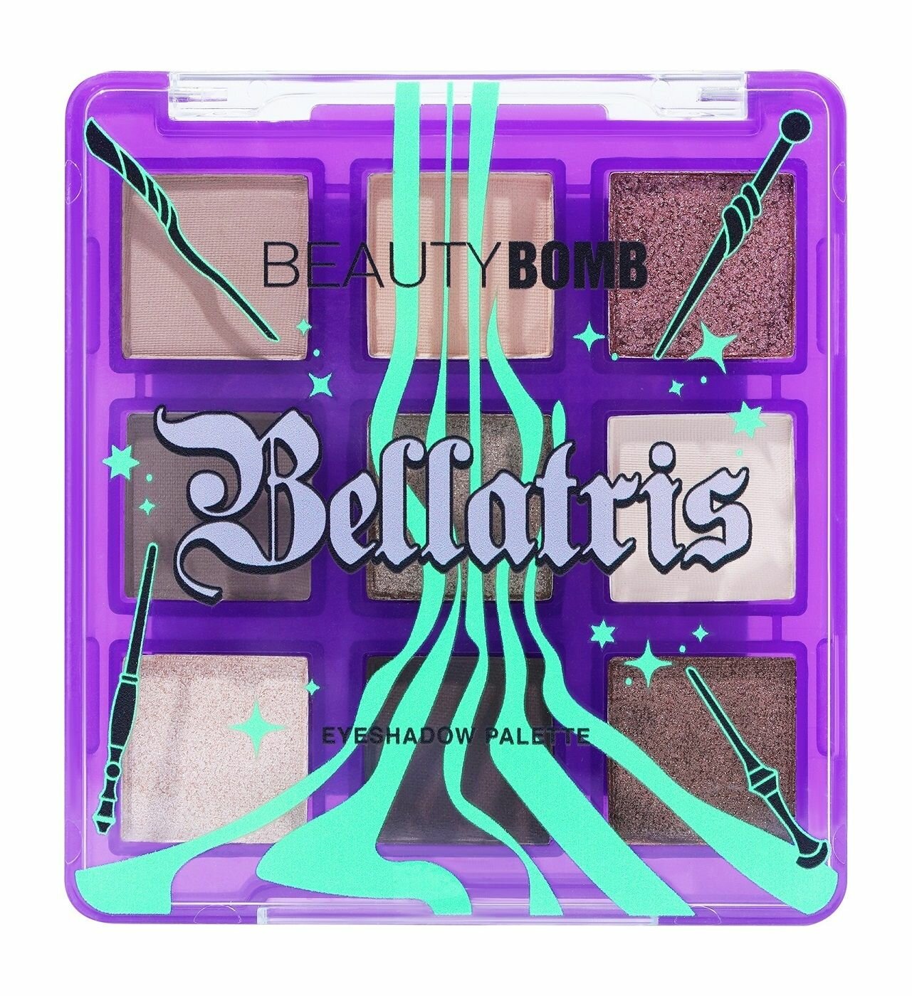 BEAUTY BOMB Палетка теней Bellatris, 7 г