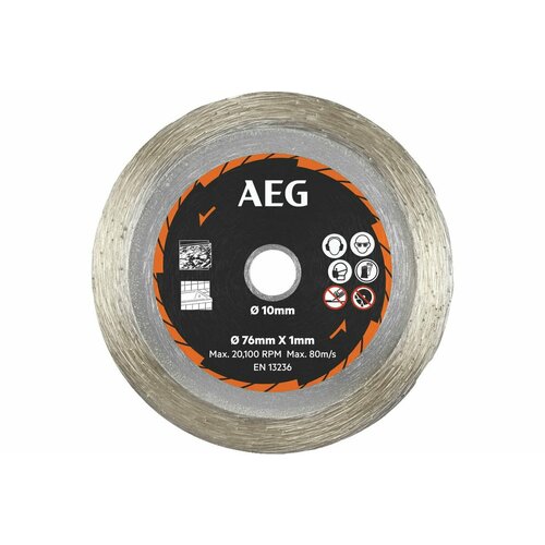 Диск алмазный для отрезной машины AAKMMTC01 AEG 4932478589 2599₽