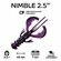 Силиконовая приманка Crazy Fish Nimble 3.2" 72-80-6-6-F, кальмар, 6 шт, плавающи...