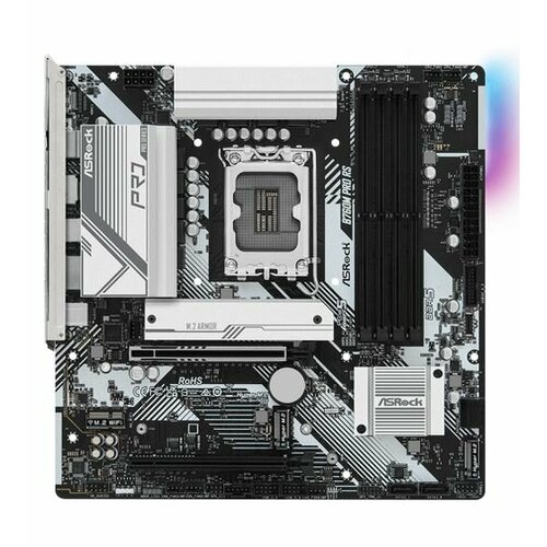 Материнская плата ASRock B760M Pro RS B760M Pro RS - LGA 1700 Intel B760 4хDDR5-4800 МГц 2хPCI-Ex16 3хM2 Micro-ATX 3216900₽