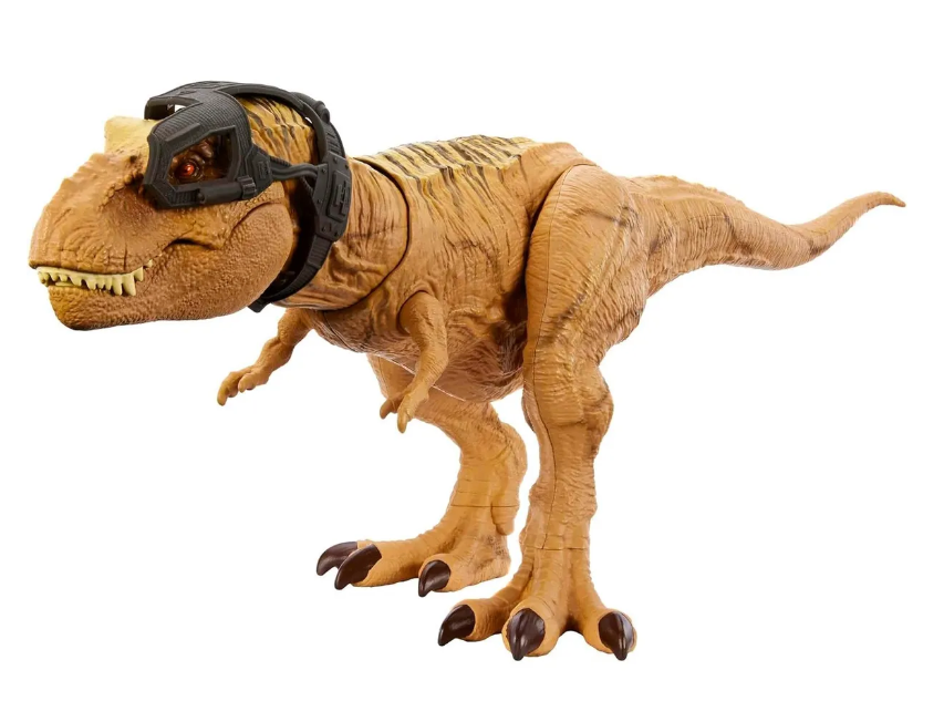Динозавр Jurassic World Tyrannosaurus Rex Dino Trackers Mattel - Тиранозавр Рекс со звуком 52 см HNT62 — фото 1