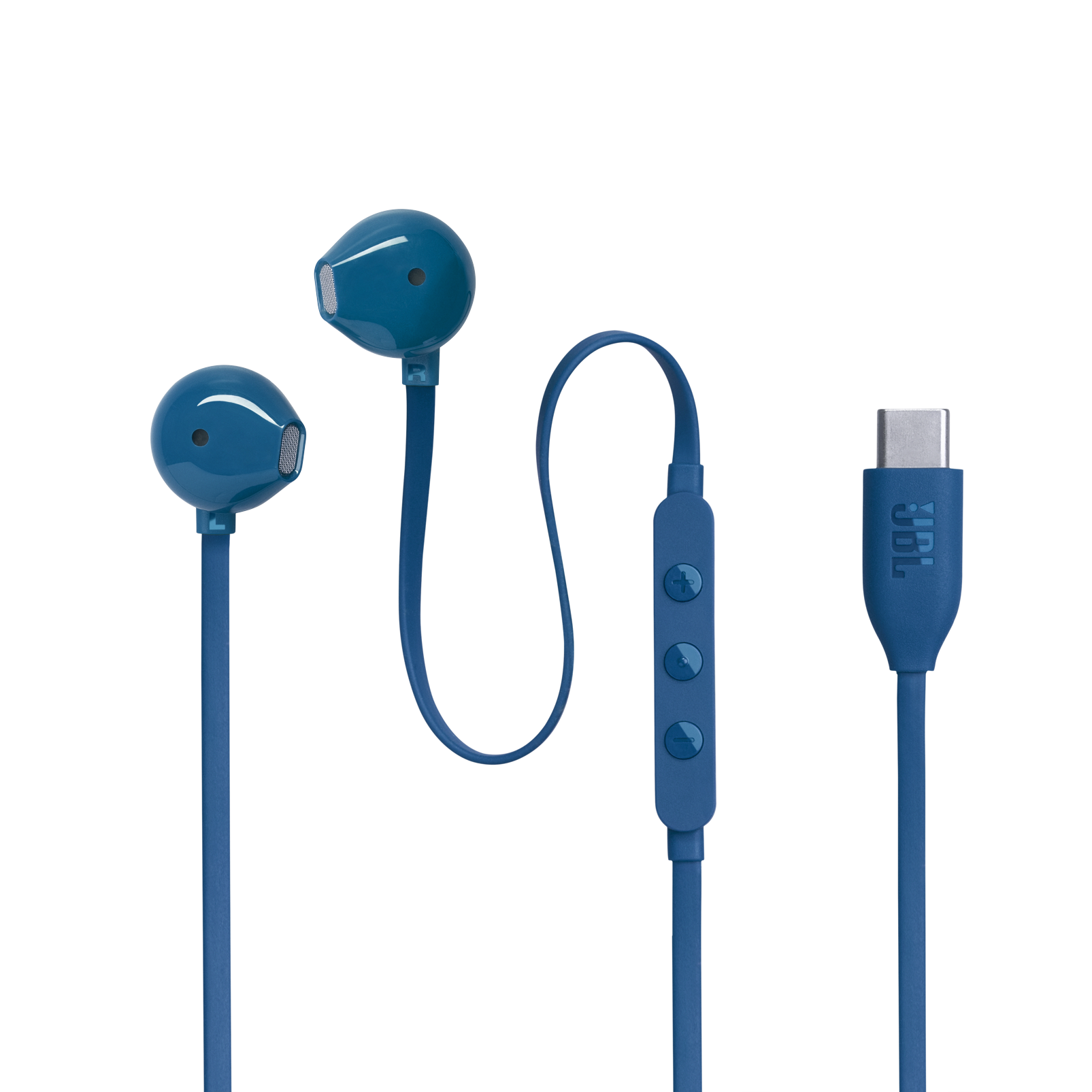 Проводные наушники JBL Tune 305C, USB-C, вкладыши, синий (JBLT305CBLU) — фото 1