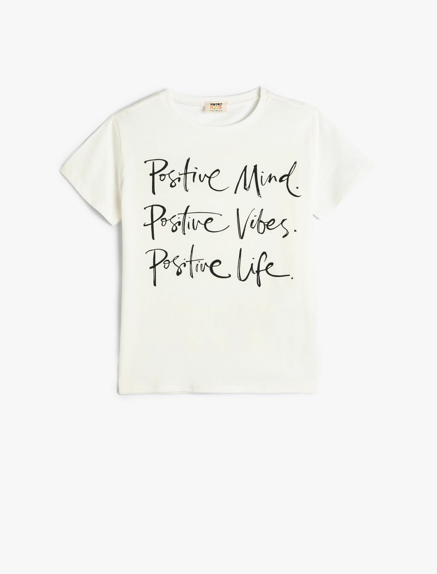 Футболка KOTON Весна-лето 2024, размер 7-8 лет, светло-бежевый