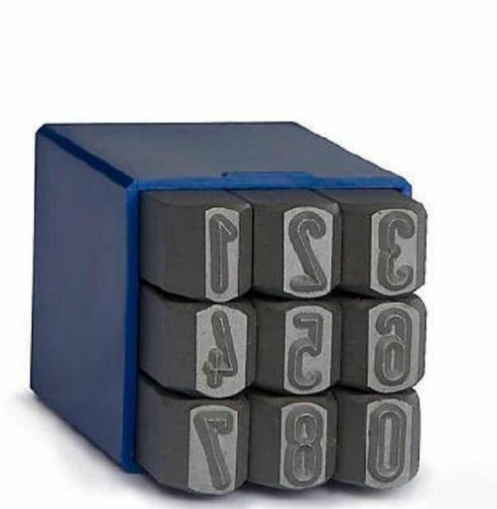 Клейма цифр. 4 мм твердосплавные