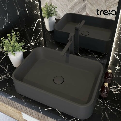 Раковина накладная TREIA Floreshta 560-05-Q Бетон 22900₽