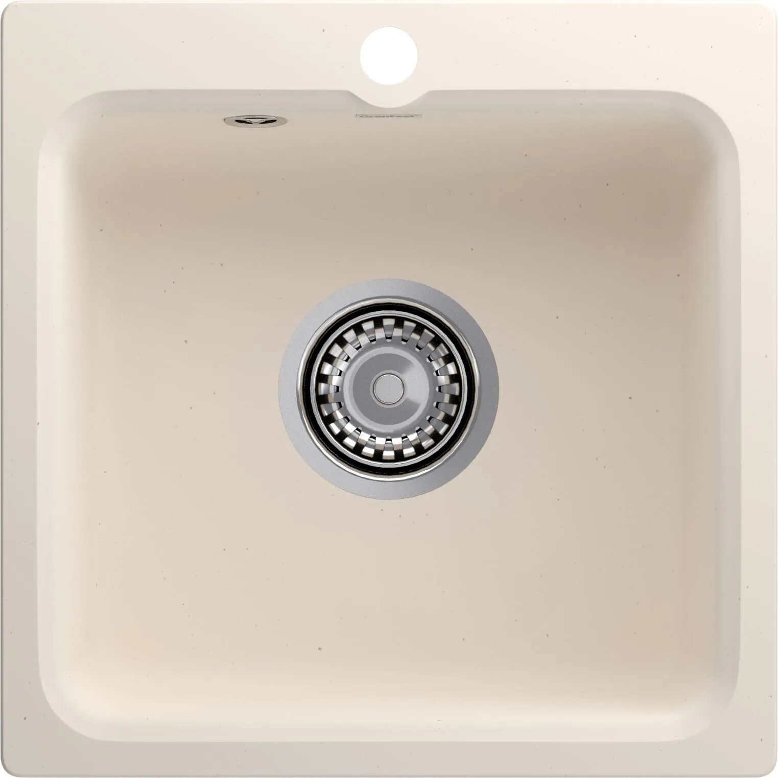 GRANFEST Мойка SMART 430 1-чаша 432*432мм белый арт. GF-SM-