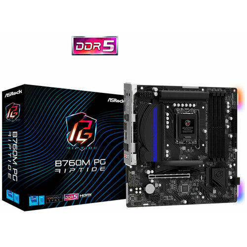 Материнская плата Asrock B760M PG RIPTIDE LGA1700 mATX 19199₽
