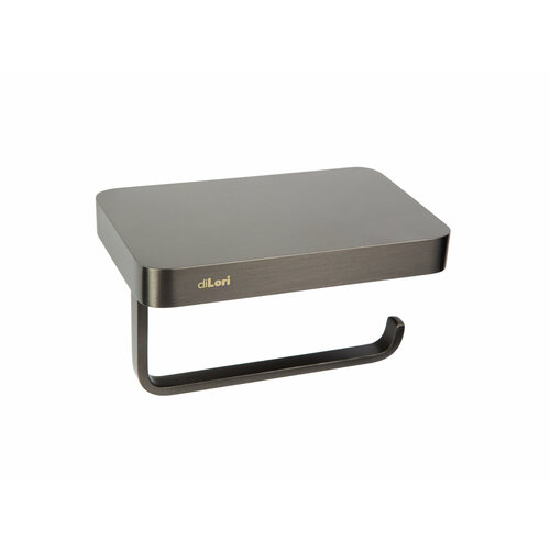 Держатель для туалетной бумаги с полочкой diLori