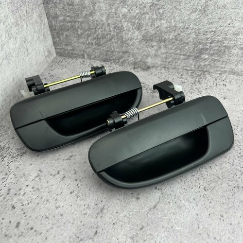 Ручка двери задняя правая и левая наружная на Hyundai Accent (Тагаз) - 8366025000. Комплект задних ручек на Акцент Тагаз.