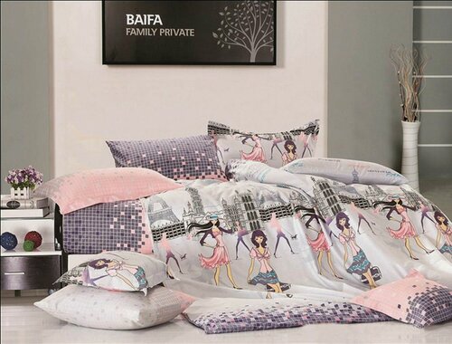 Изображение товара Аделис комплект постельного белья "Париж", 1,5 спальный комплект