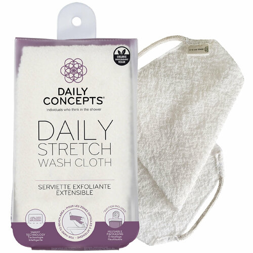 Мочалка эластичная для тела Daily Concepts Daily Stretch Wash Cloth 1 шт 1890₽