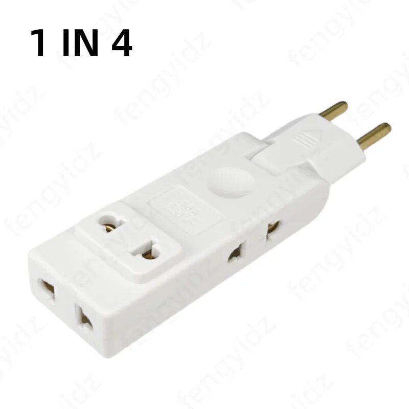 Международный адаптер розетки 4 в 1 для Мексики и Канады, EU 1 IN 4, 1pcs