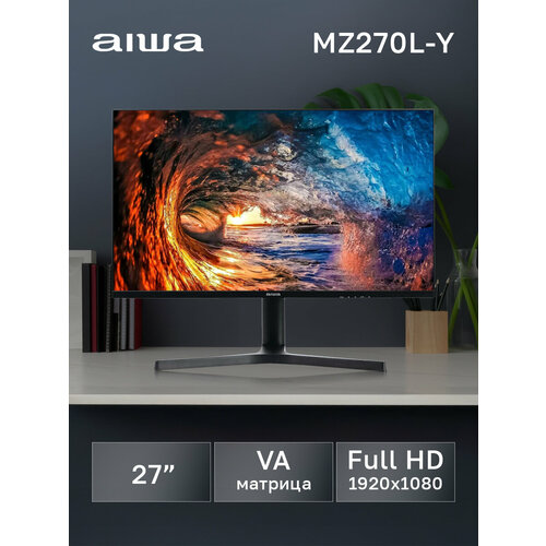 27 Монитор AIWA MZ270L-Y VA240Гц 1920x1080 Black 23345₽