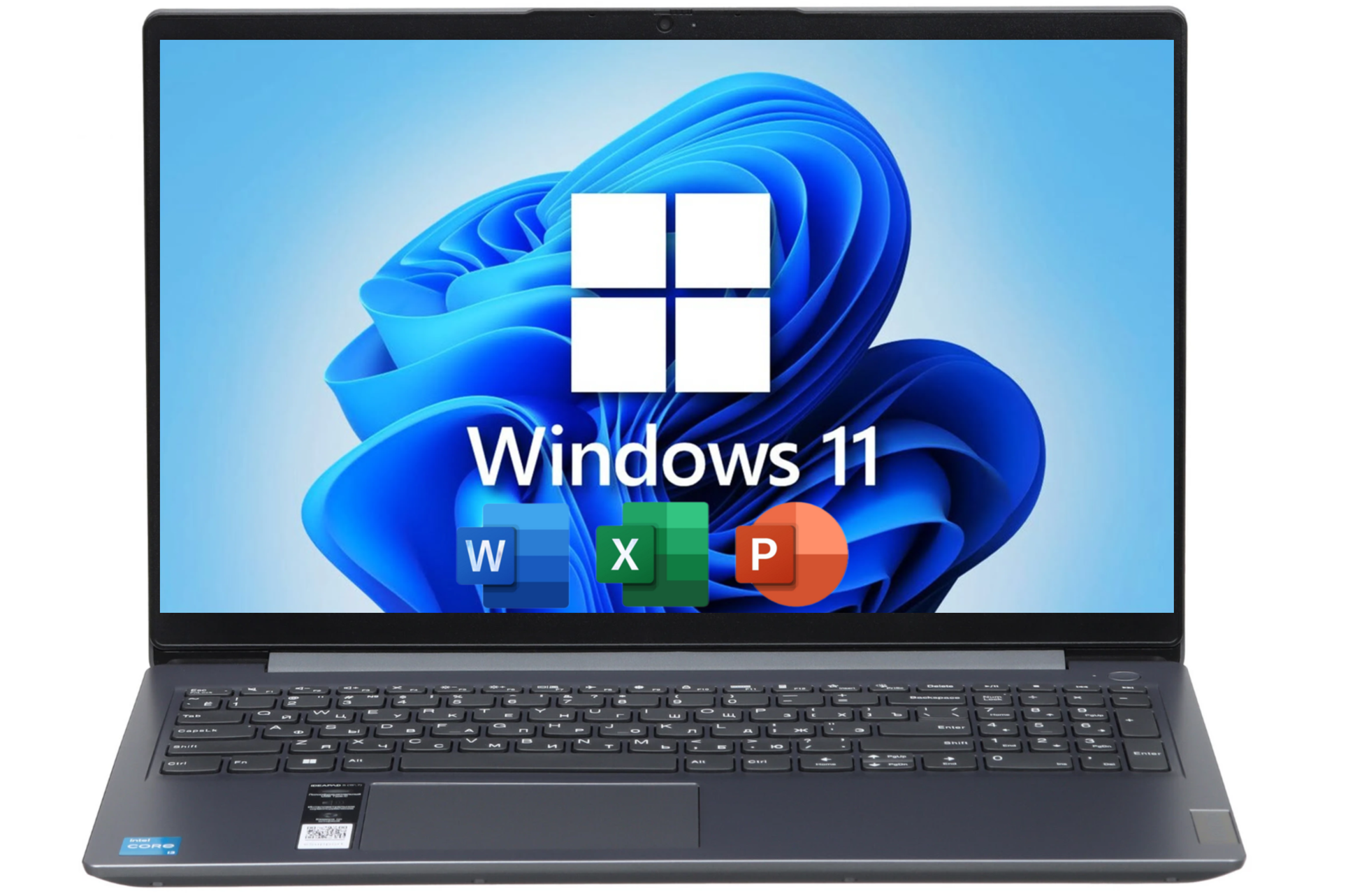 15.6" Ноутбук Lenovo IdeaPad 3 15IAU7, IPS, Intel Core i5-1235U, RAM 8 ГБ, SSD 256 ГБ, Intel Uhd, Windows 11, Arctic Grey, Русская раскладка