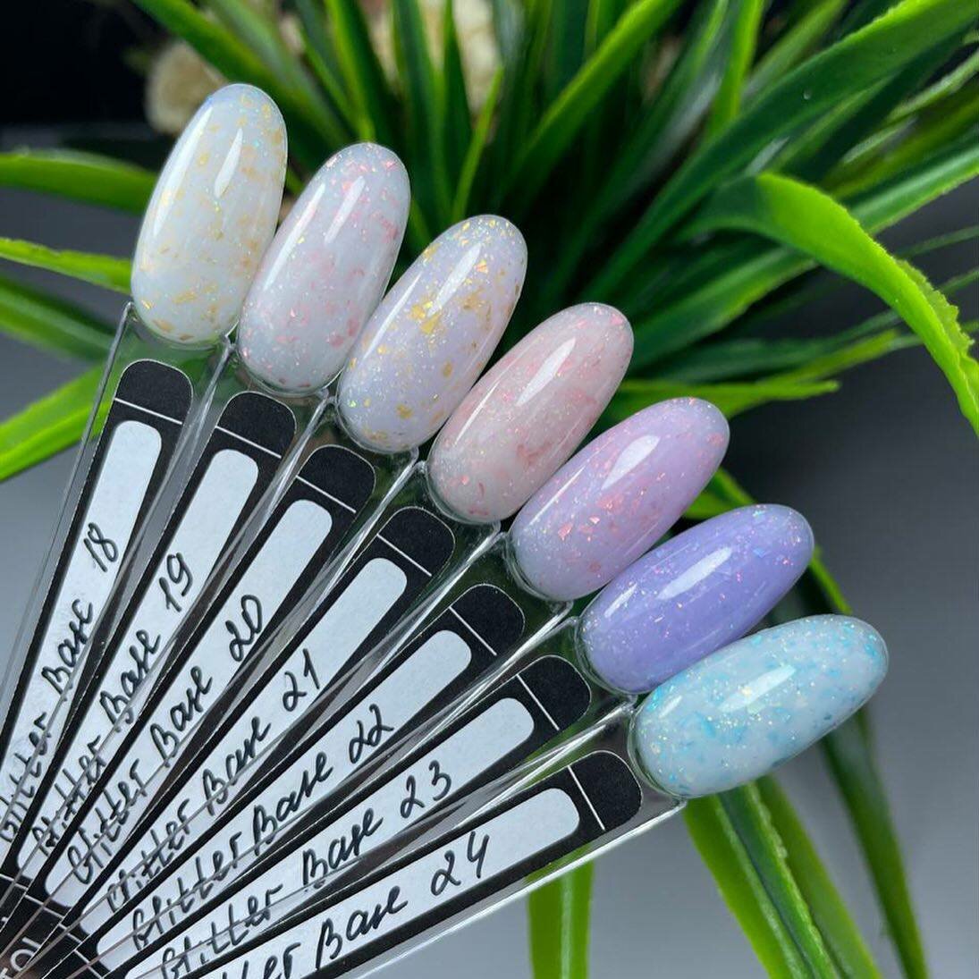 Grattol Rubber Base Glitter NO HEMA 22 - База камуфлирующая c глиттером, 9 ml — фото 1