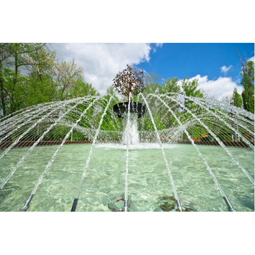 Фонтанная насадка, одноструйная, комета, Pondtech ZAS 20, нерж. сталь, 7 мм, 3/4" — фото 1