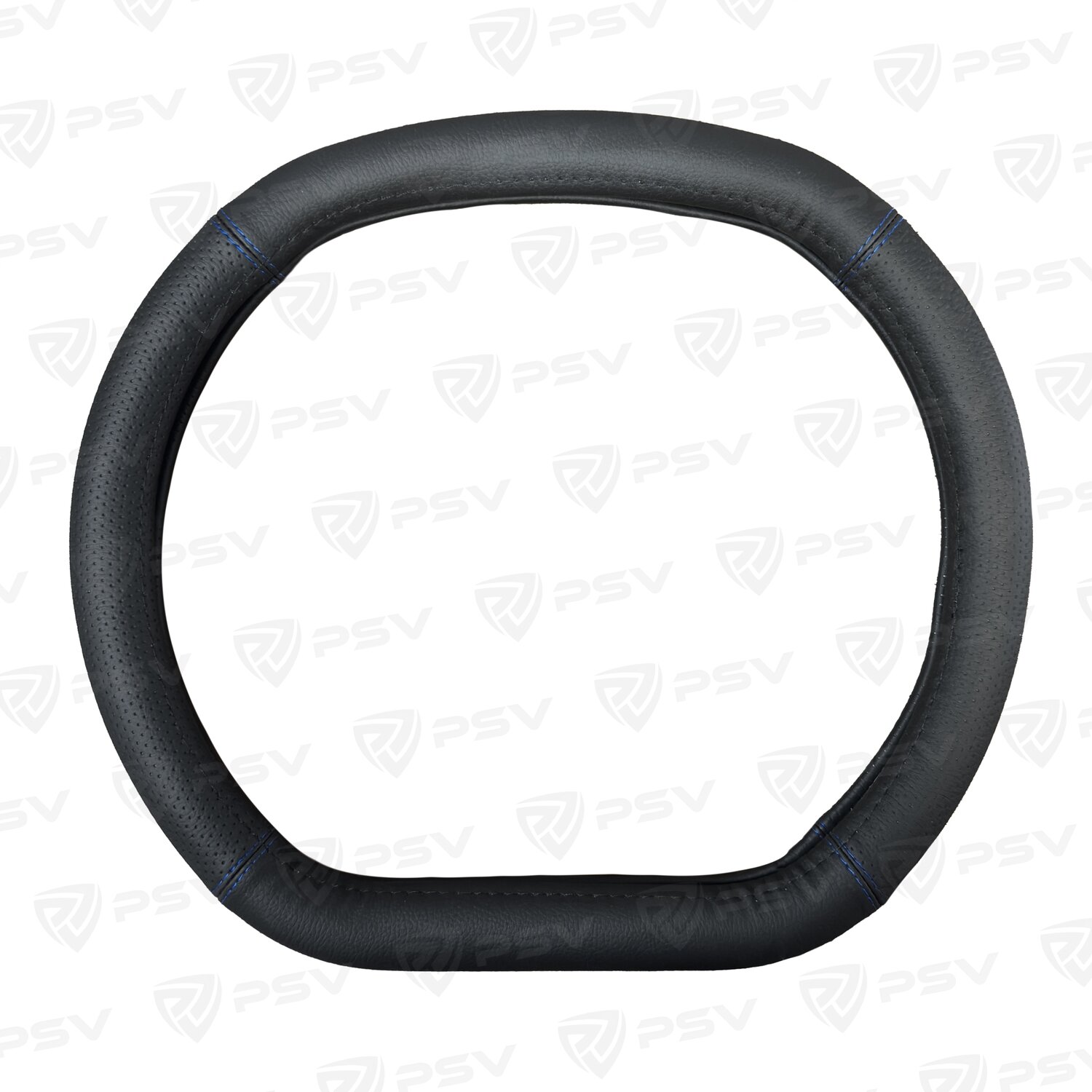 Чехол на руль оплетка со скошенным низом PSV DRIVE CORNER x2(Черный/Отстрочка синяя), размер M 37-39 см 137035