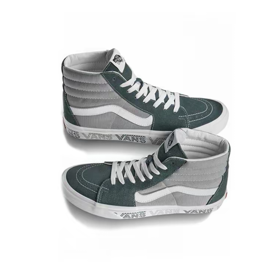 Кеды VANS SK8-Hi, размер 42.5 EU, 42 RU, длина 27.5 см, зеленый — фото 1