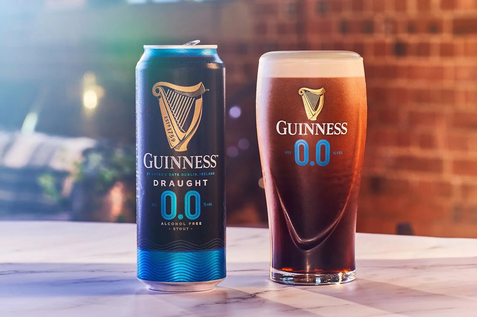 Пиво Безалкогольное Guinness Draught 0% (Гиннесс ) 0,5л. ж/б