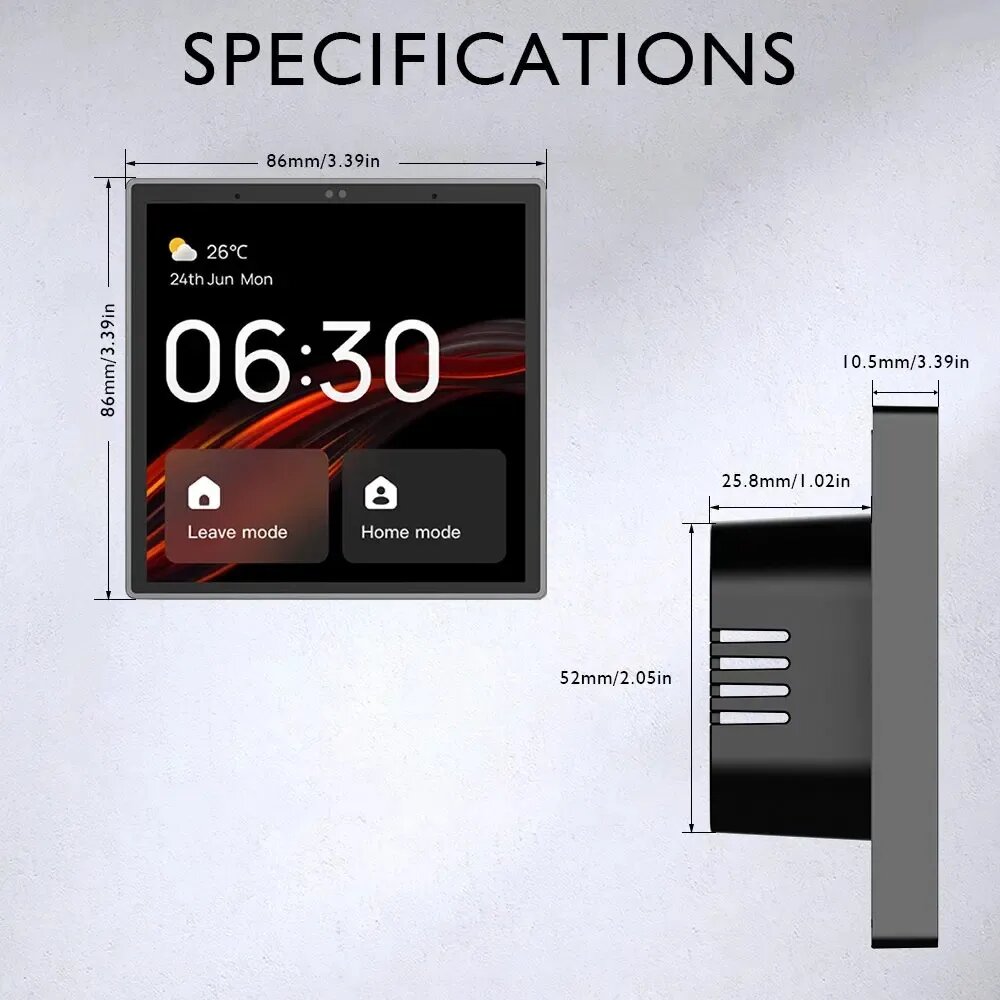 Умная панель управления ZUIDID Tuya TYZB-Panel T1E