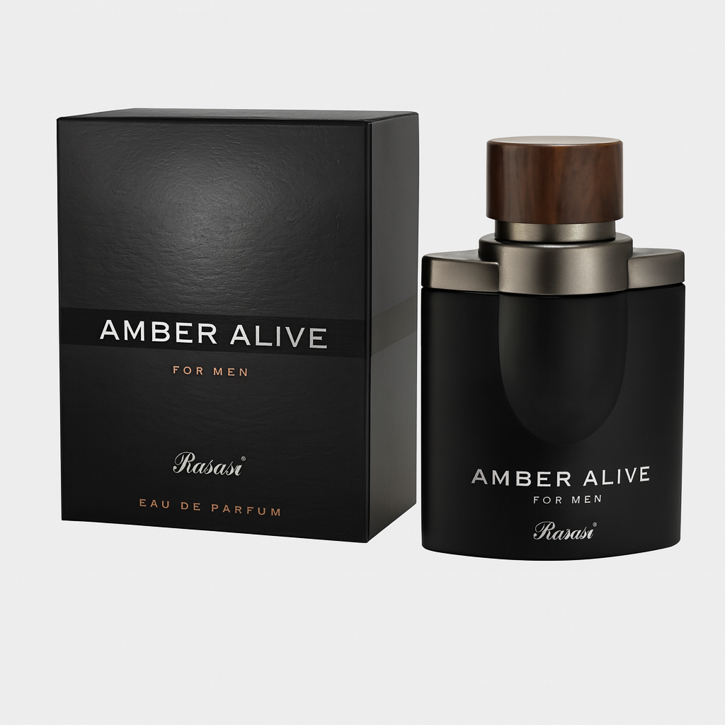 Rasasi Amber Alive Мужской парфюм, восточно-древесные нотки, стойкость