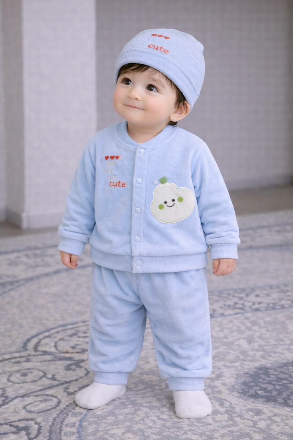 Комплект одежды Koala Kids freesize, размер freesize, небесно-голубой — фото 1