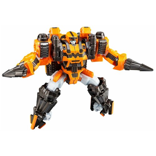 Трансформер YOUNG TOYS Tobot Galaxy detectives Megadrill 301104, желтый/серый трансформер young toys tobot super racing cyclone hawk 301206 серый желтый