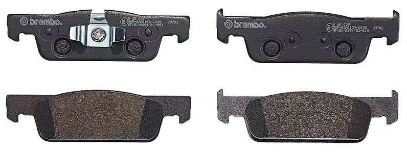 Дисковые тормозные колодки передние brembo P68059 (4 шт.)