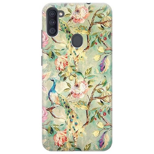 фото Ультратонкий силиконовый чехол-накладка для samsung galaxy a11 / m11 с принтом gosso